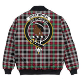 Clan Borthwick Ancient Tartan Crest Bomber Jacket ZF75 Clan Borthwick (Borthwick Tartan) Tartan Bomber Jacket